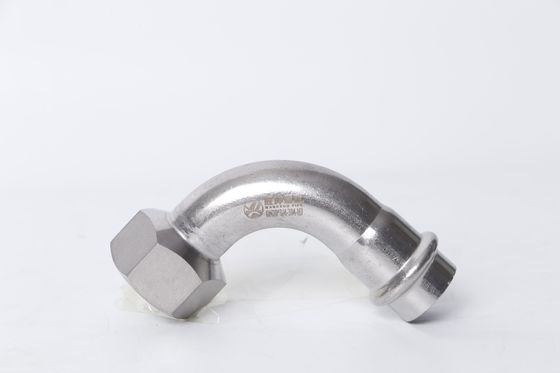 Raccord coudé à 90 degrés mâle SS304 pour presse