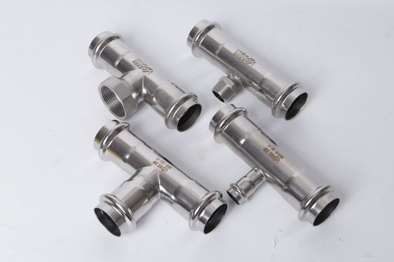 V Press Fittings Connection Plumbing Fittings for Heating Piping Installations Ductile Iron Grooved Fitting